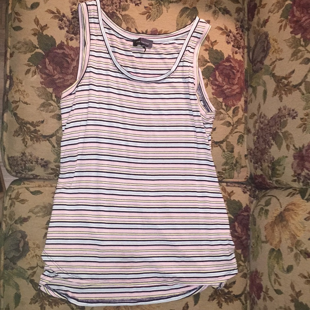 The Limited XS Different Colored Striped Tank Top